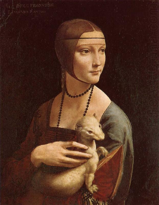 Lady with Ermine, LEONARDO da Vinci
